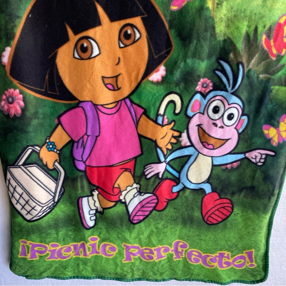 Nickelodeon Dora and Boots Blanket - Pink and Blue